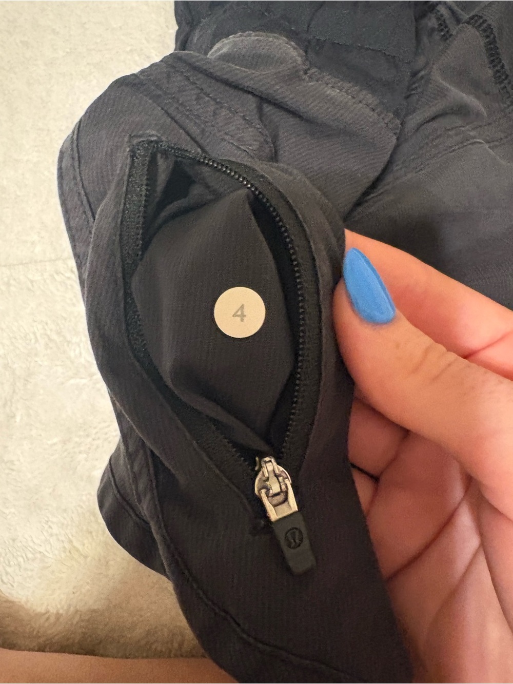 VINTAGE!! lululemon athletica Black Layered Athletic Shorts - Picture 3 of 3